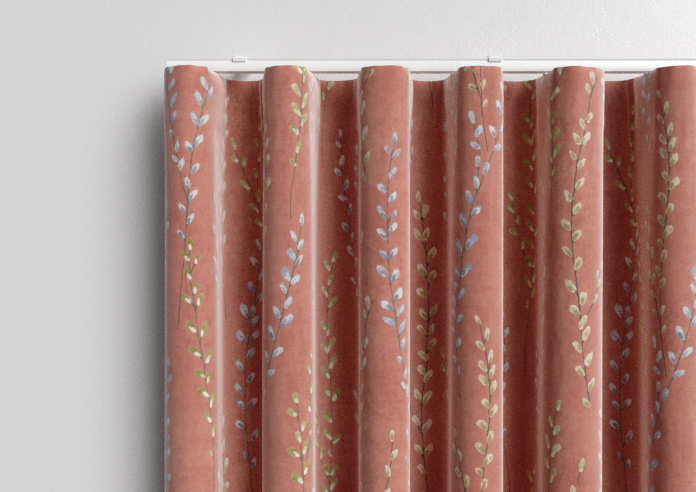 Willow Field, French Coral - Made to Measure Curtains - Image 13